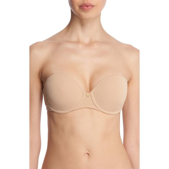 Natori Other - 🆕NATORI Pure Luxe Strapless Convertible Bra 36DD Beige Nude #729080
